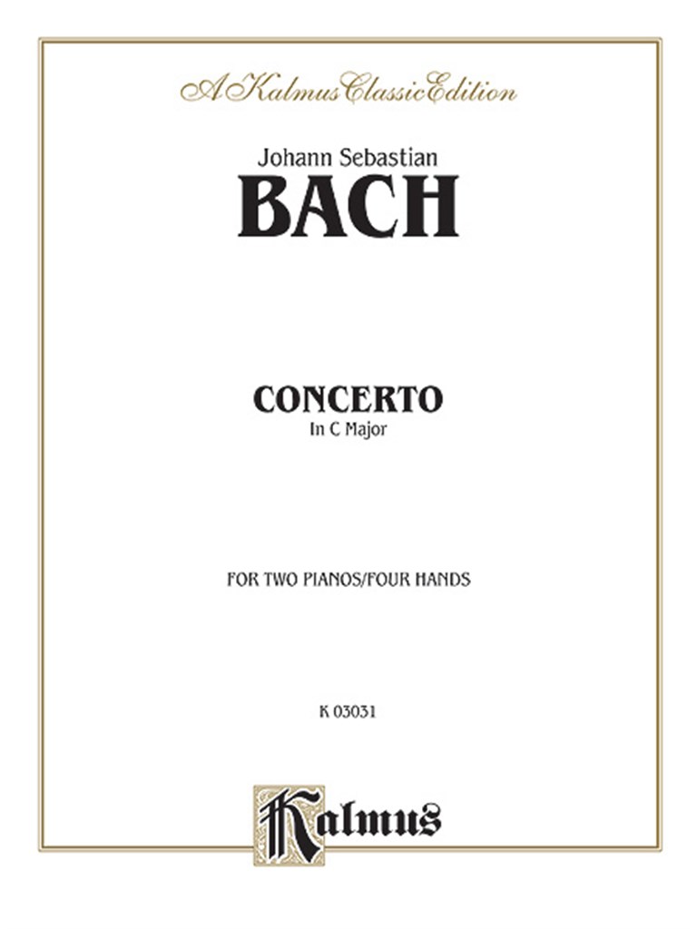 Concerto for Two Pianos in C Major
